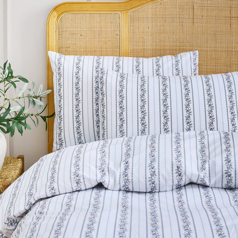 Clara Floral Standard Pillowcase Pair