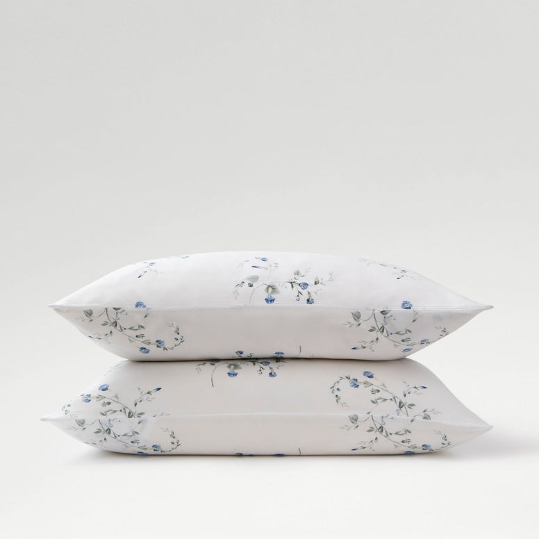 Forget Me Not Oxford Pillowcase Pair