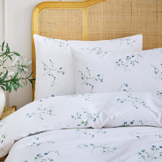Forget Me Not Oxford Pillowcase Pair