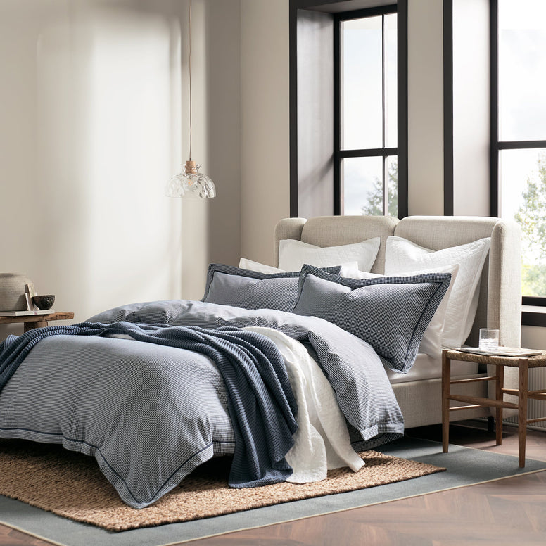 Gingham Oxford Duvet Set