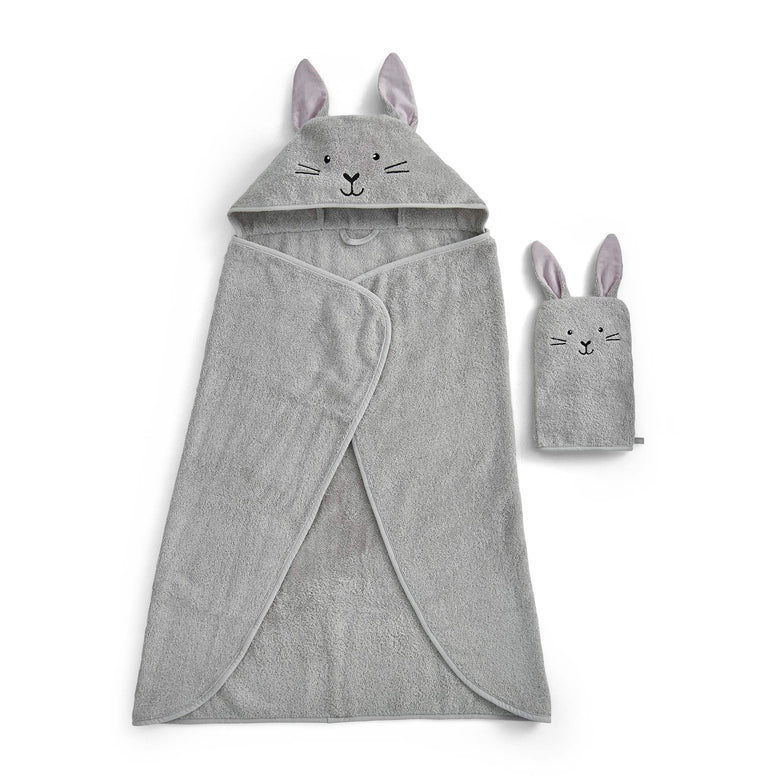 Bunny Cuddle Wrap & Mitt Set
